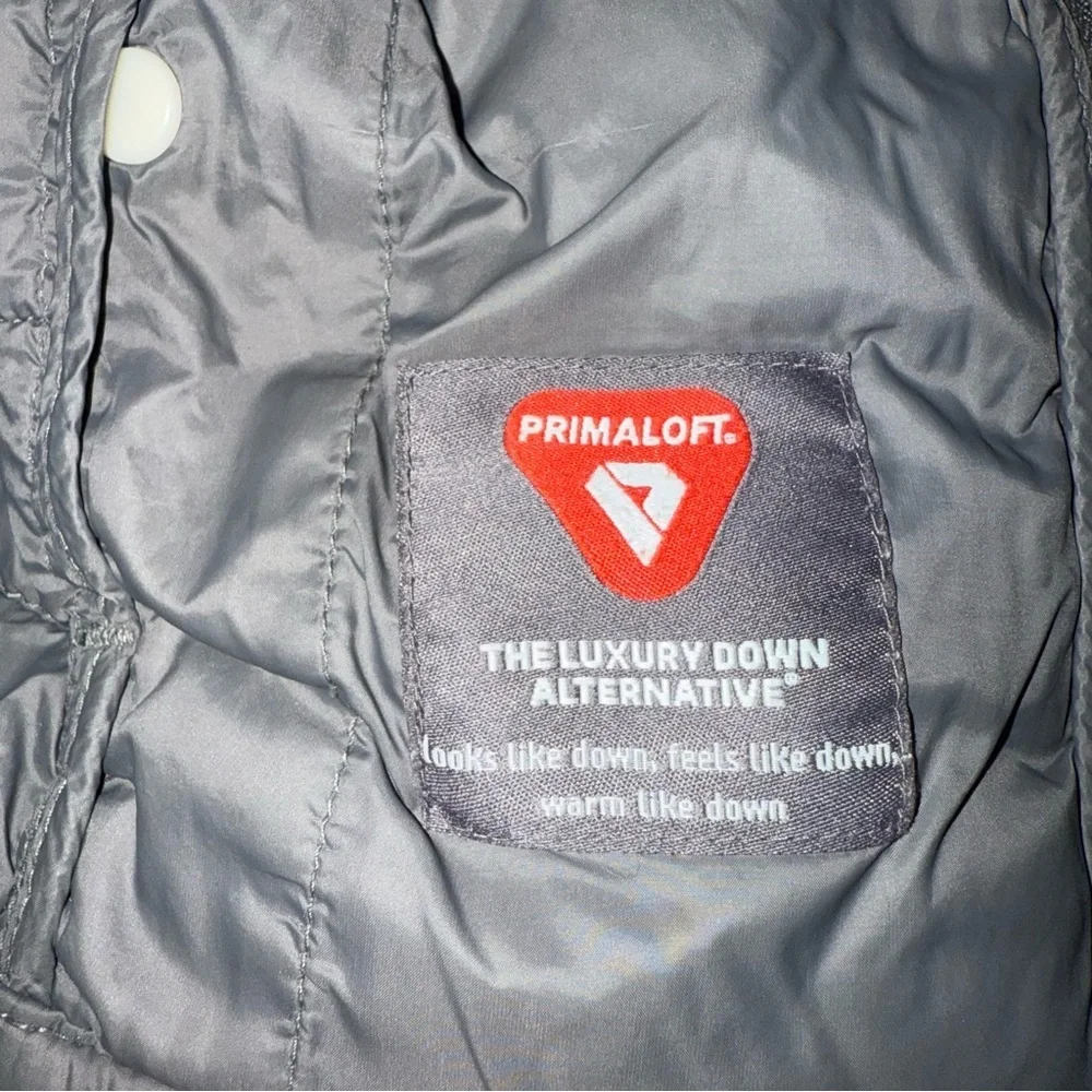 Baby Gap Primaloft Full Zip Hooded Jacket Size 4 Years Gray